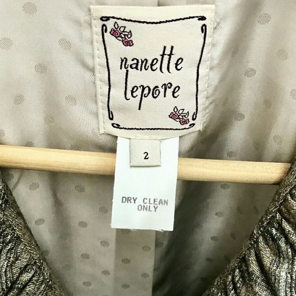 Nanette Lepore Plaid Bow Blazer - Picture 4 of 4